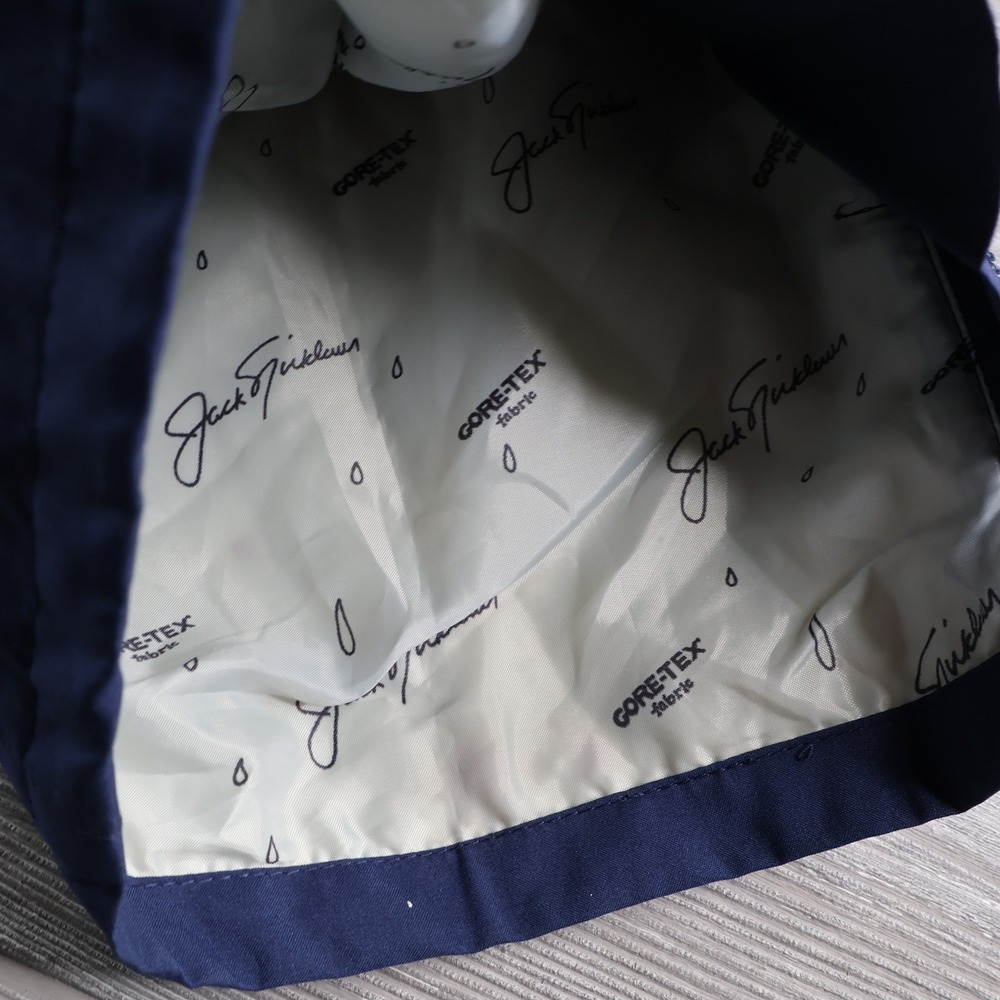 Jack Nicklaus Gore-Tex Golf Rain Pants Men's M Navy Blue Waterproof Shell - Picture 4 of 8